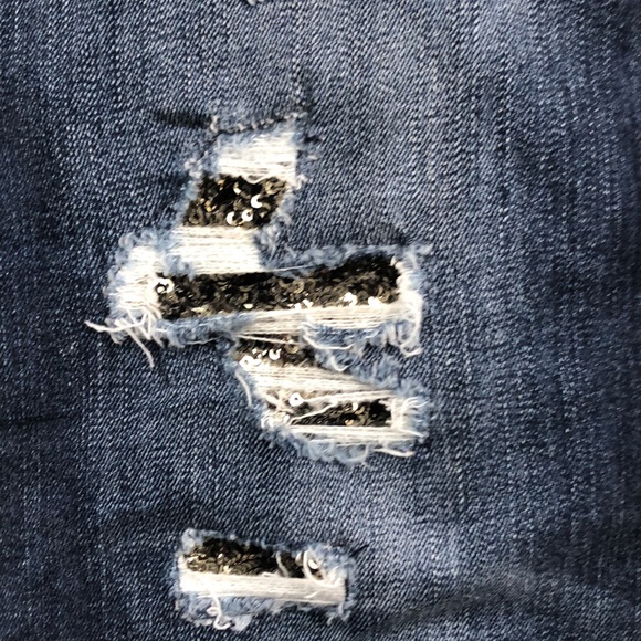 White House Black Market Bling Denim - Picture 2 of 7